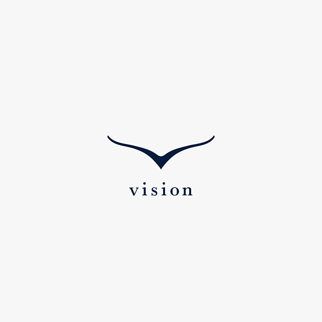 コンサル会社 VISIONのロゴデザイン